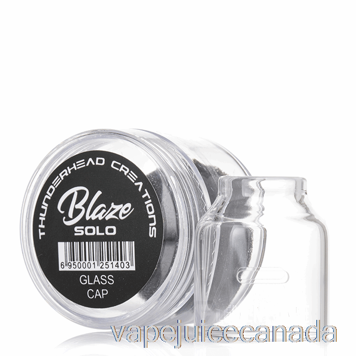 Vape Juice Thunderhead Creations Blaze Solo RDA Glass Cap Blaze Solo RDA Glass Top Cap
